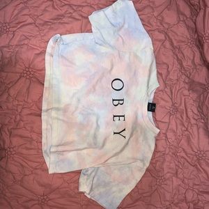 Obey crop top